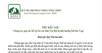 Thư kêu gọi chung tay góp sức hỗ trợ bà con tỉnh Yên Bái bị ảnh hưởng bởi bão Yagi